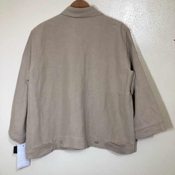 Liz Claiborne Silk Linen Blend Jacket - Picture 4 of 5